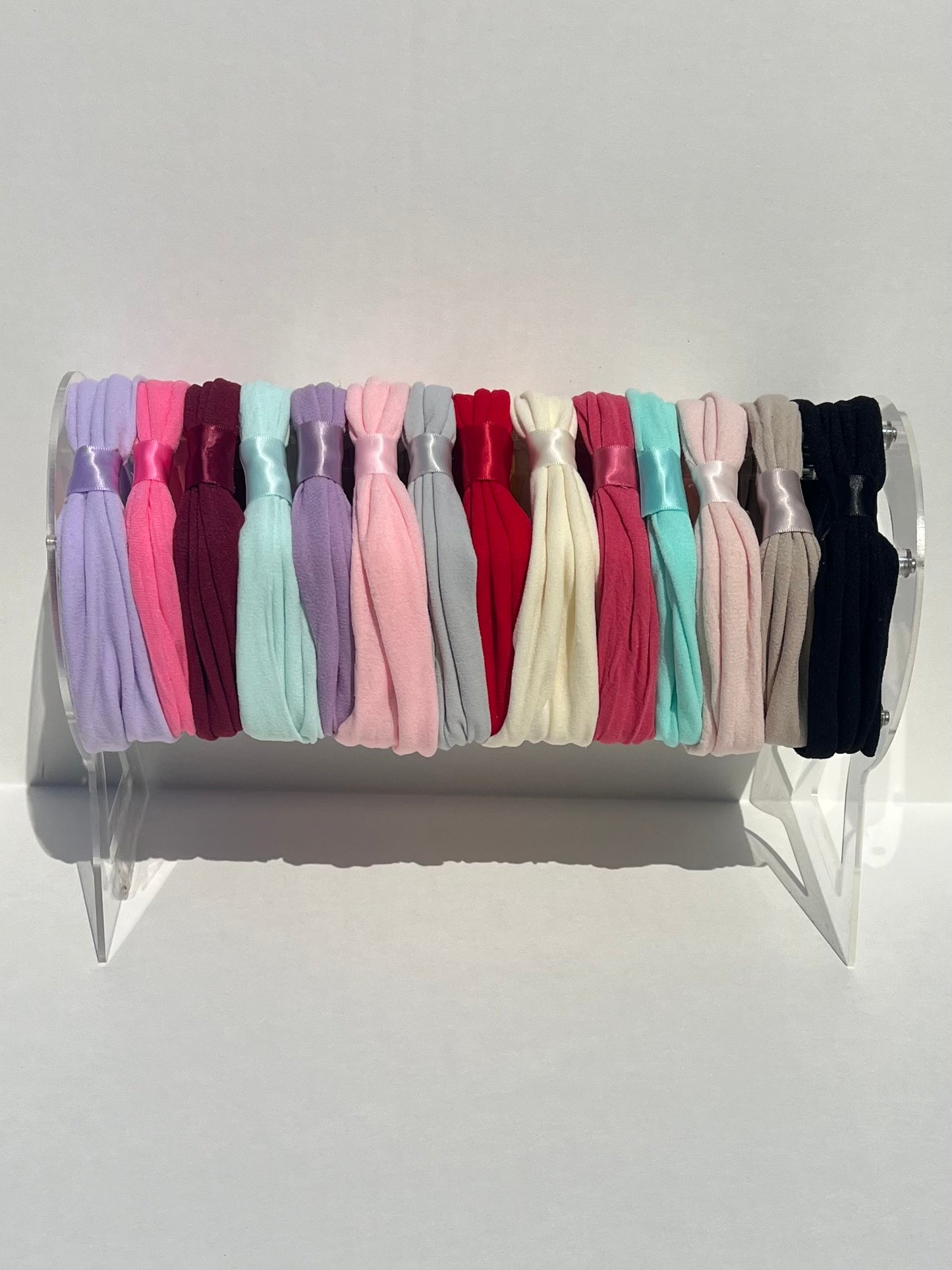 Wide baby nylon headband - interchangeable