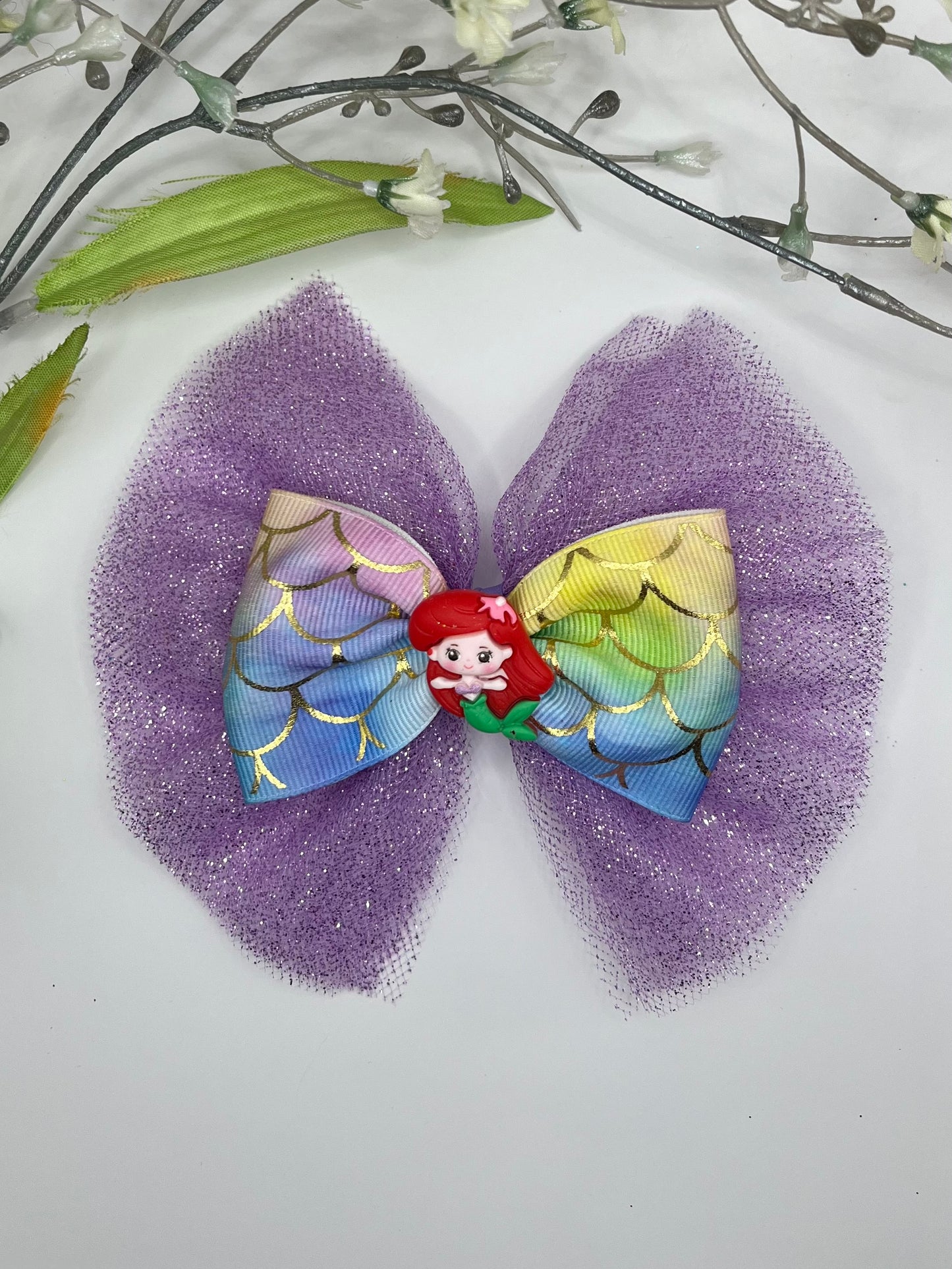 Ariel Clip Hair Bow